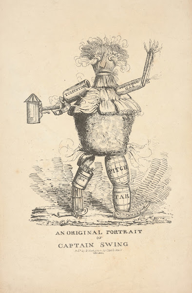 An original portrait of Captain Swing 1830