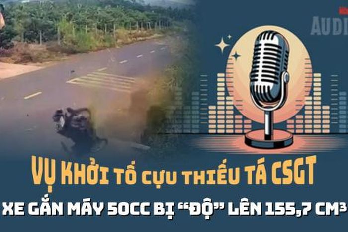Vụ khởi tố cựu CSGT: Xe 50 cc của nam sinh bị 'độ' lên gấp 3 lần, luật sư nói về mức phạt - Báo Người Lao Động
