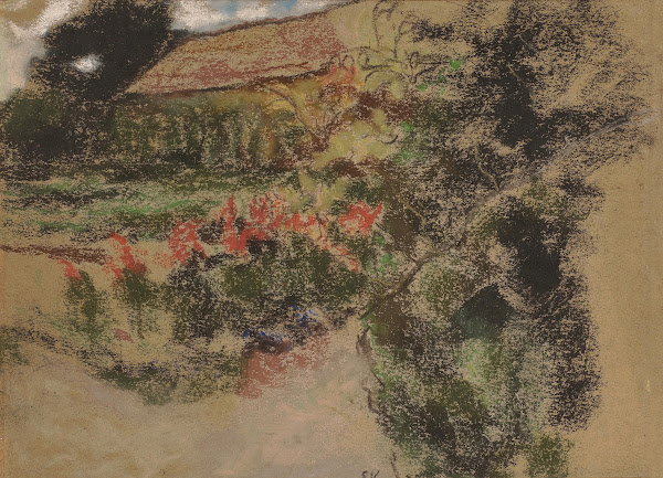 Vue sur le potager des Clayes 1932 1938