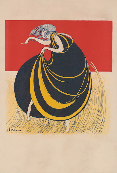 Woman Tip toeing 1895