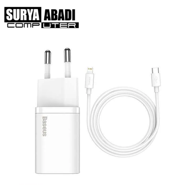 CHARGER BASEUS 20W + KABEL IPHONE 12