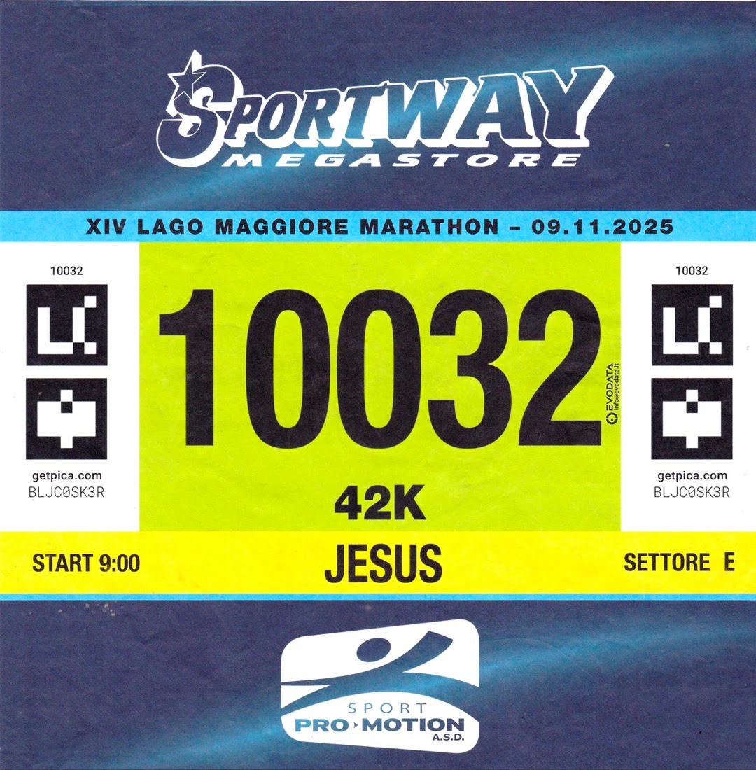 Dorsal de Lago Maggiore Marathon