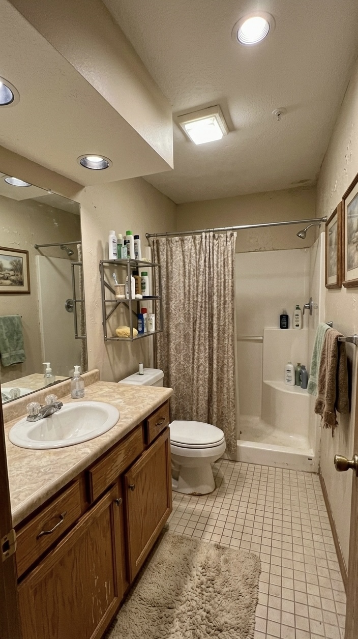 Bathroom before remodel