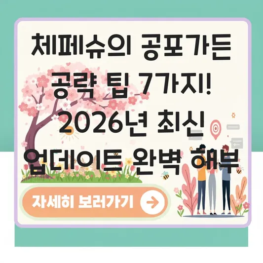 체페슈의 공포가든 게임 공략 팁
