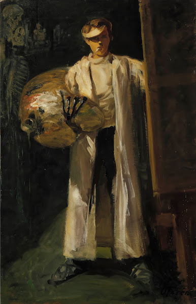 Self Portrait In Electric Light 1914
