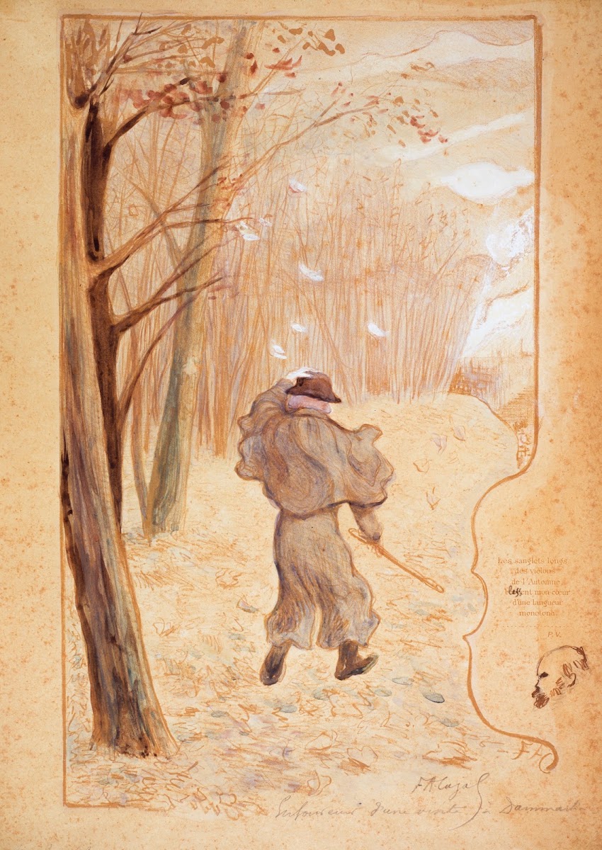 Paul Verlaine dans un paysage hivernal 1886 1896