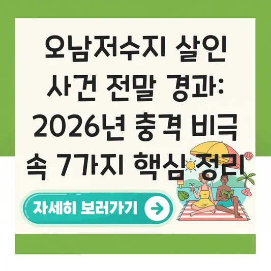 오남저수지 살인 사건 전말 경과