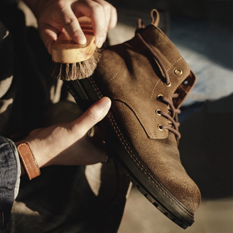 Men's Desert Boots, Suede, Lined
