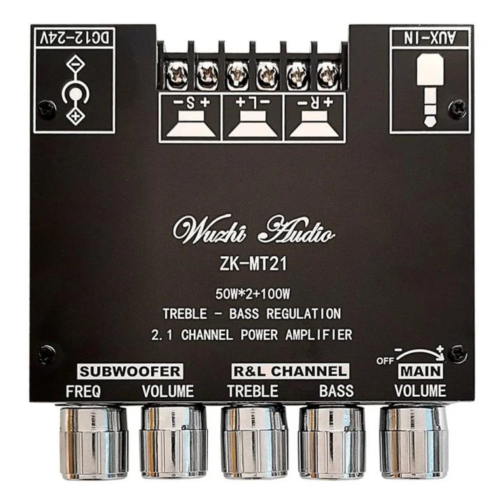 ZK-TB21 2.1 Channel Bluetooth 5.0 Audio Power Amplifier Board