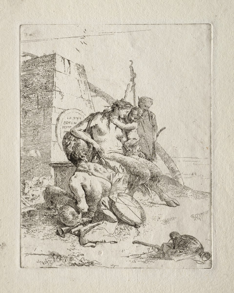 Scherzi di Fantasia Satyr Family with the Obelisk 175060