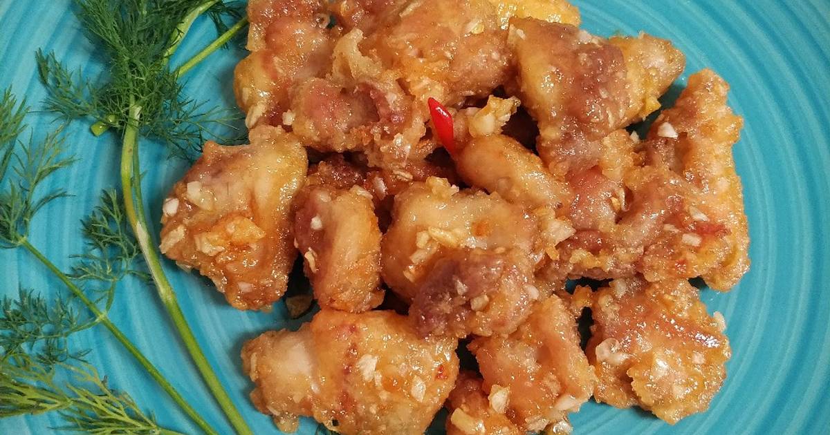 Gà chiên mắm tỏi