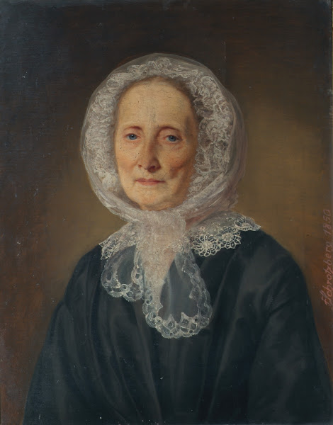 Die Mutter des Künstlers 1850