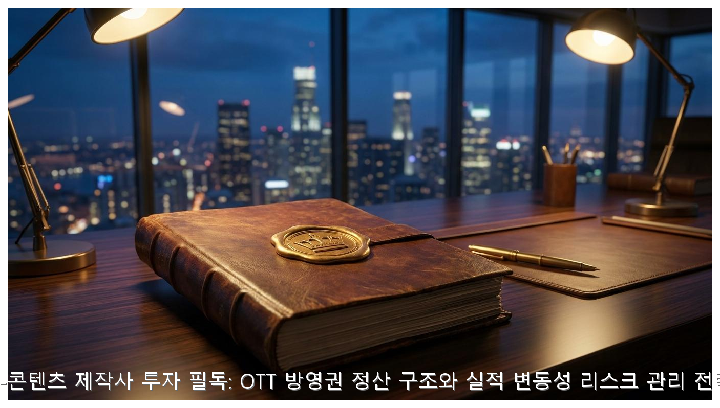 K-콘텐츠 제작사 투자 필독: OTT 방영권 정산 구조와 실적 변동성 리스크 관리 전략 핵심 안내 및 분석 인포그래픽 (5)