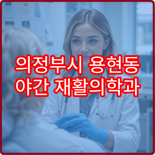의정부시 용현동 야간 재활의학과 허리 통증 물리치료 병원 정리