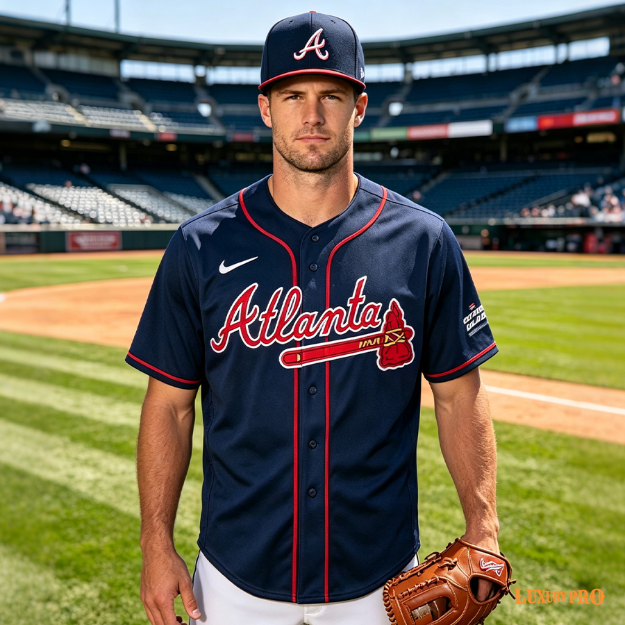 Realistic Pressed Baseball Jersey