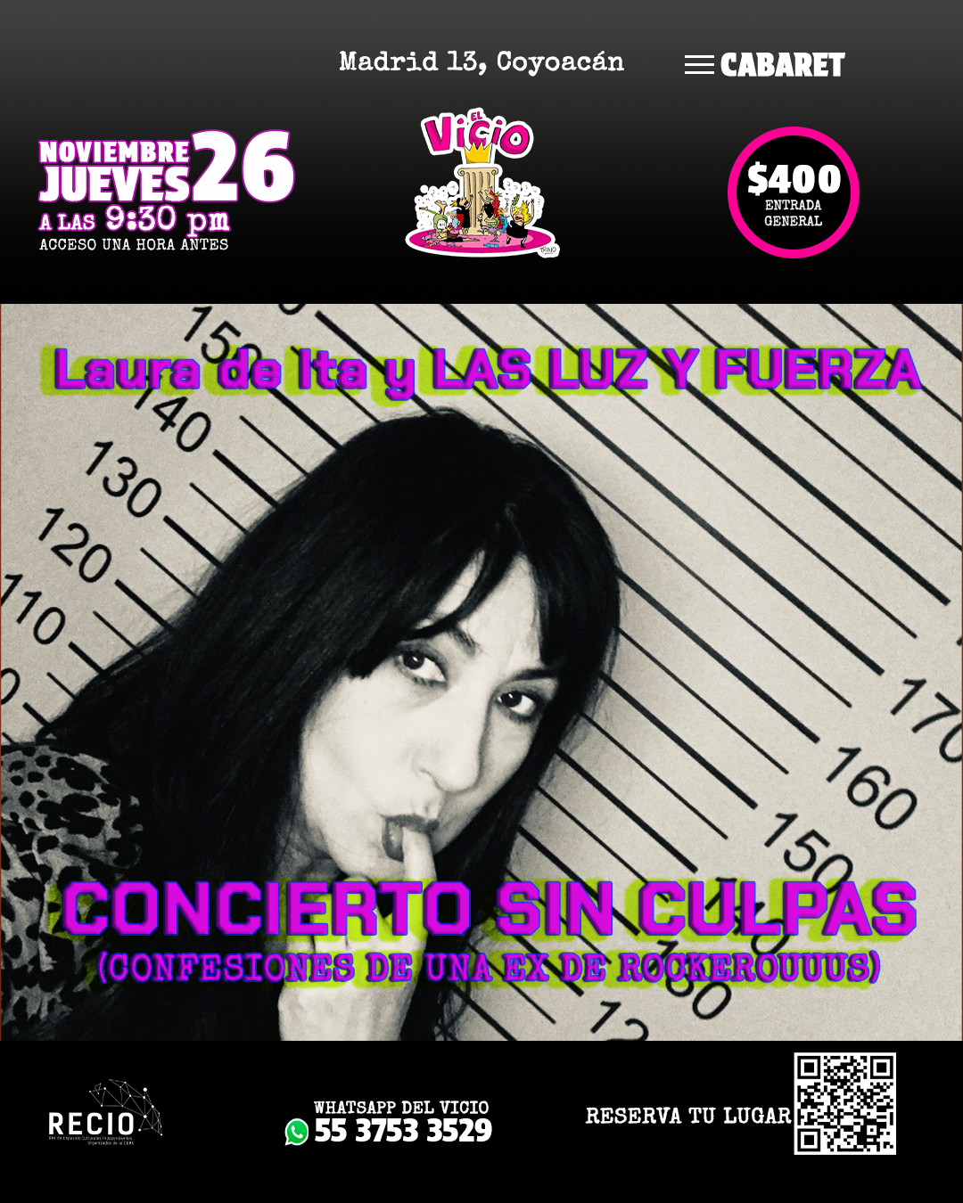 Concierto Sin Culpas