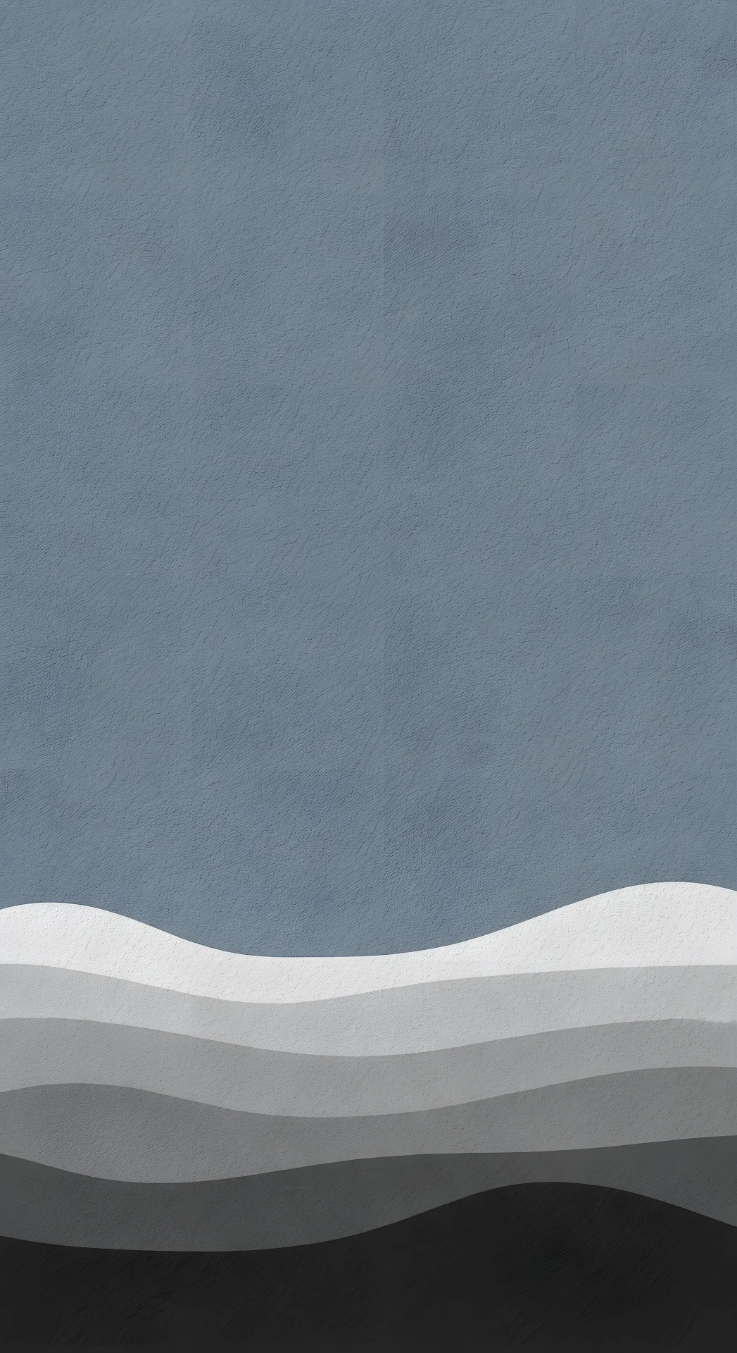 Minimalist Dusty Blue Abstract Waves Texture Design - Free 4K mobile Wallpaper