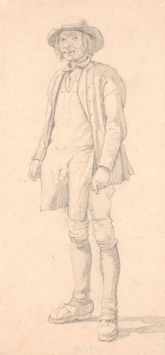 Stående svensk bonde 1887