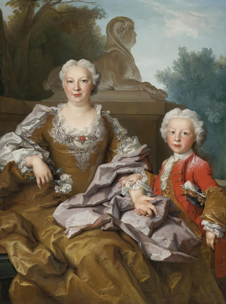 Madame Bertin And Her Son Balthazar Bruno