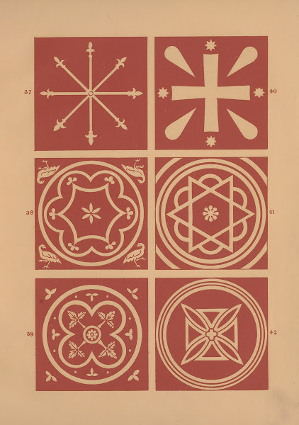 Examples of encaustic tiles Pl06 1844