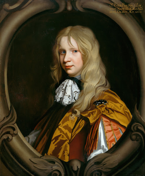 Portrait of Sir Philip Perceval 2nd Bt 1656 1680 c1670 1674