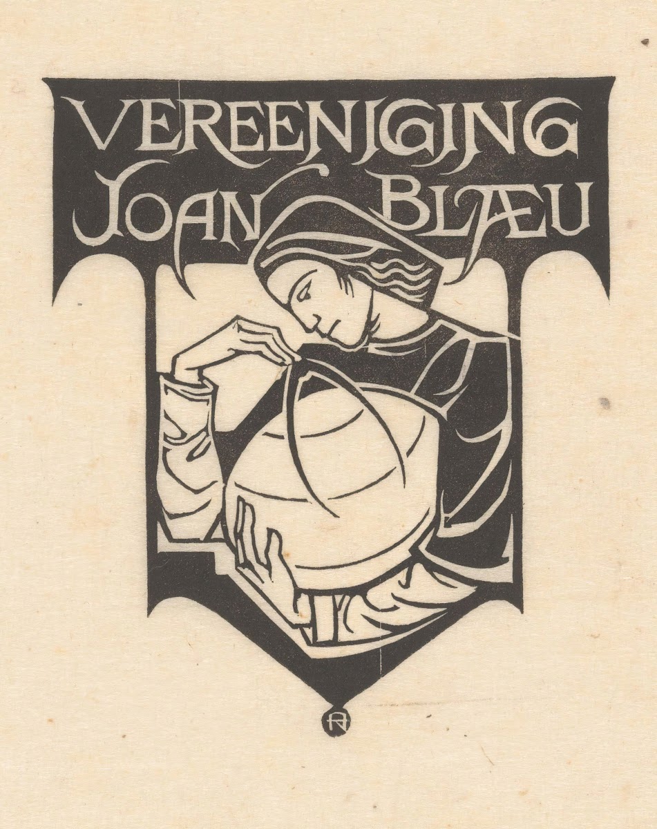 Ex libris van de Vereeniging Joan Blaeu 1918