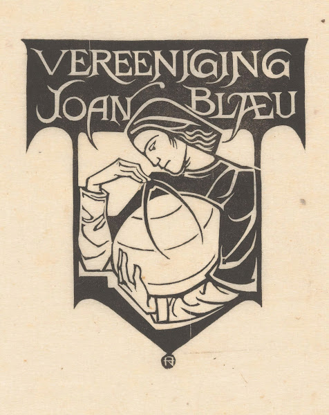 Ex libris van de Vereeniging Joan Blaeu 1918