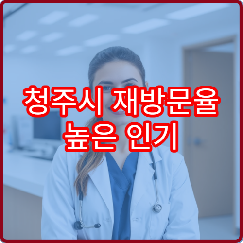 청주시 재방문율 높은 인기 전문의 진료 분야 분석