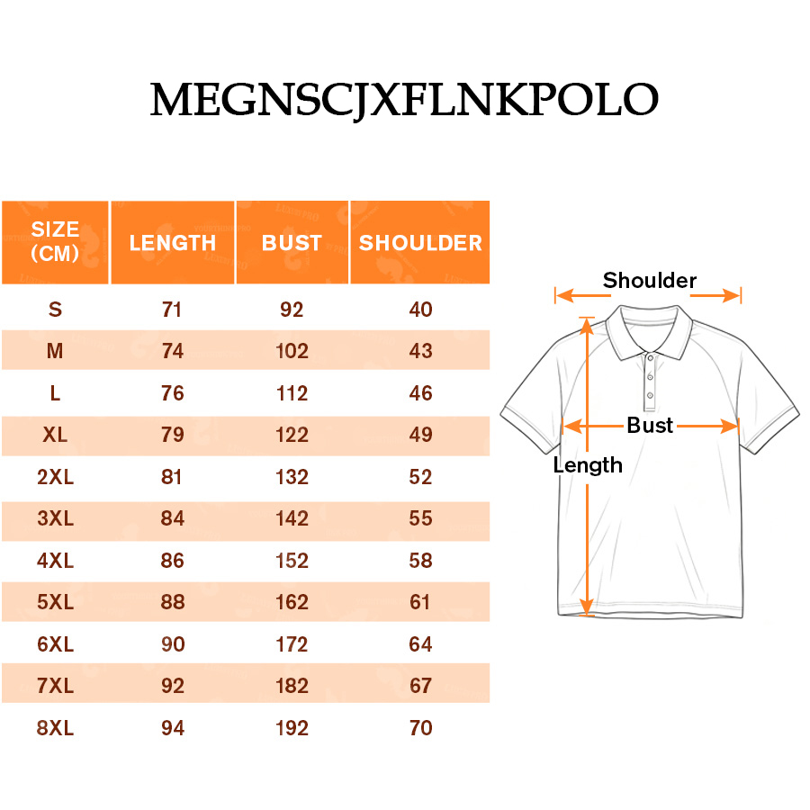 AOP MEG men's raglan sleeves with lapel button POLO