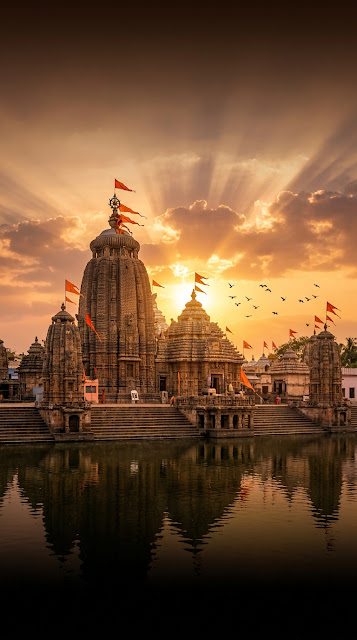 Jagannath Temple Puri Golden Sunset Wallpaper - Free mobile Wallpaper