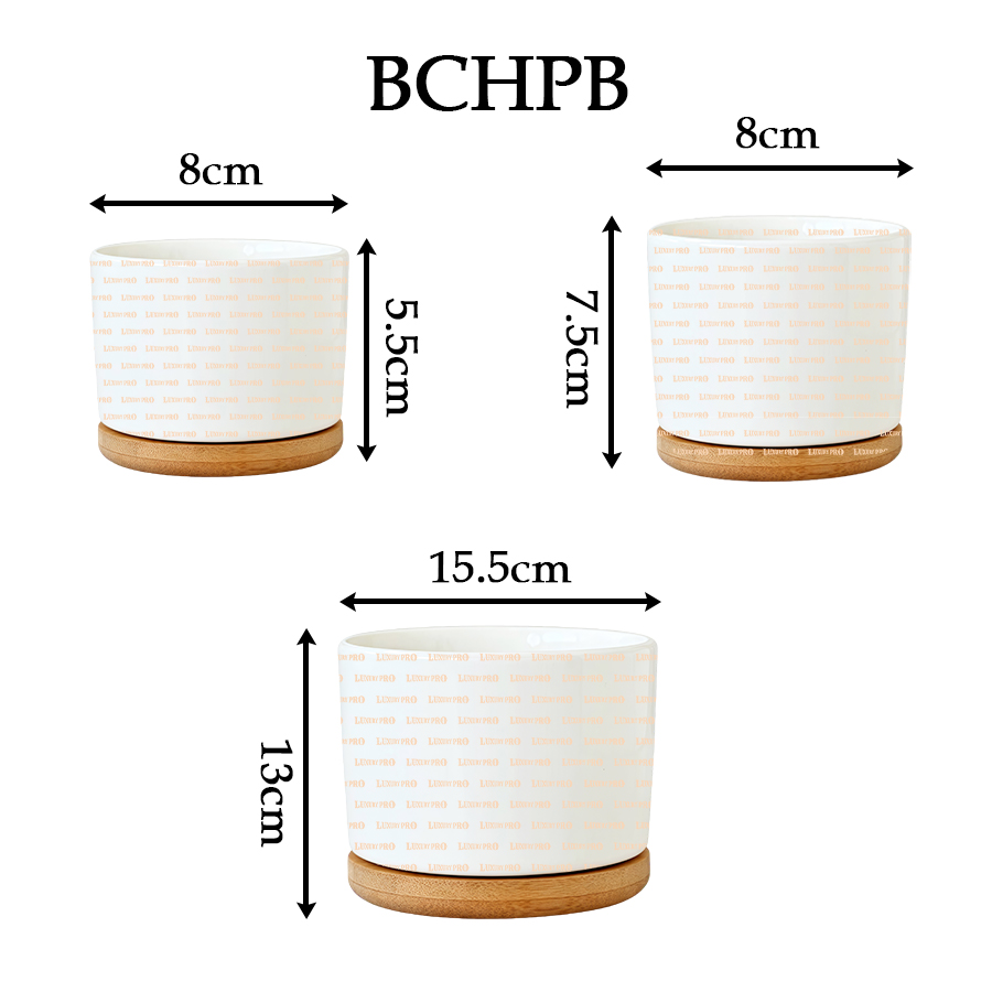 White Porcelain Plowerpot Cup