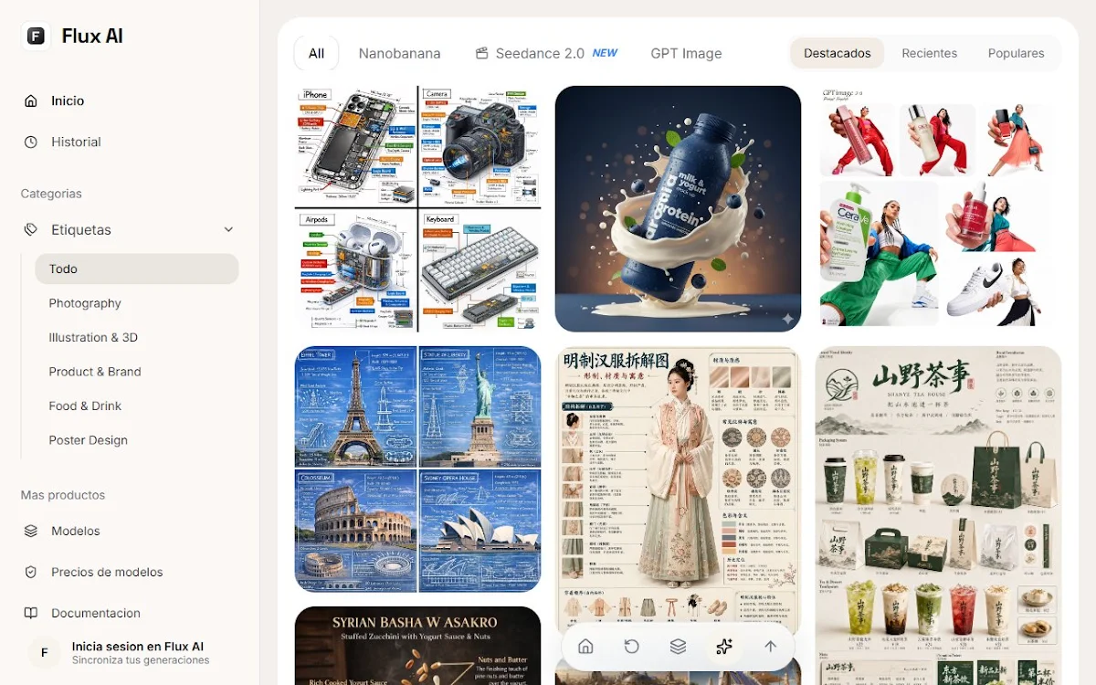 Captura de Open Source Flux AI Image Generator