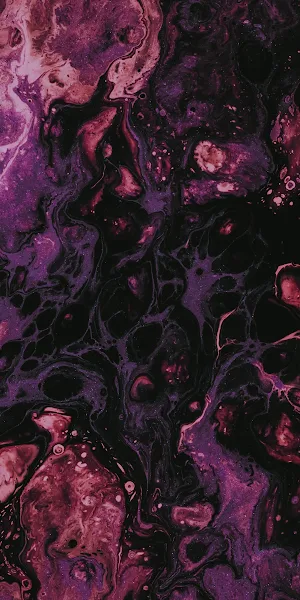 Digital Art, Splashes, Liquid, Abstract, Purple 4K Wallpaper Background