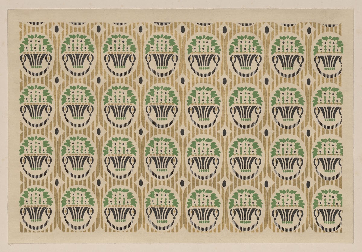 Vorsatzpapier für Die Insel dritter Band 1899