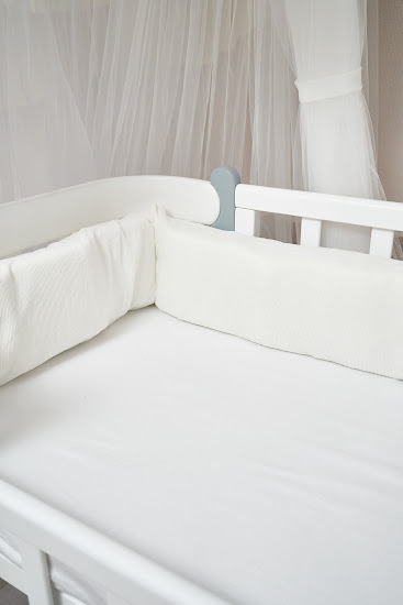 Bumper - roller Twins Ego velor 240 cm ecru