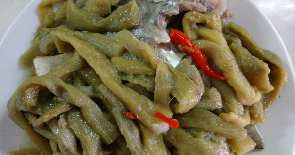 Cá chim kho dưa muối