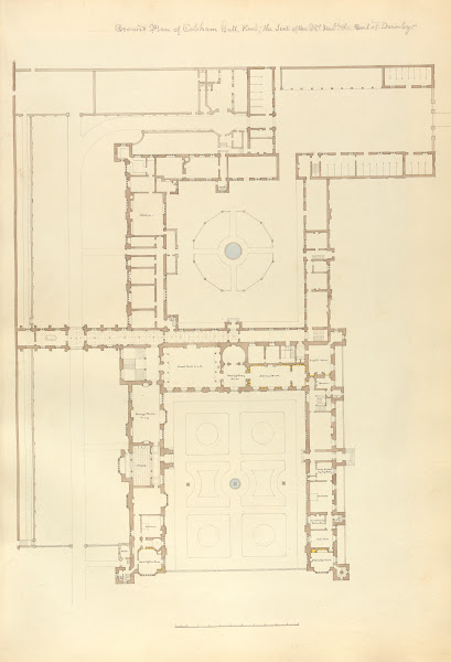 Ground Plan of Cobham Hall Kent The Seat of the Right Honourable the Earl of Dar
