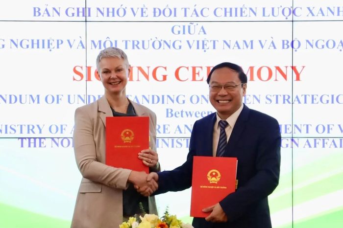 Việt Nam - Na Uy kí kết đối tác chiến lược xanh - Đài Phát thanh và truyền hình Hà Nội