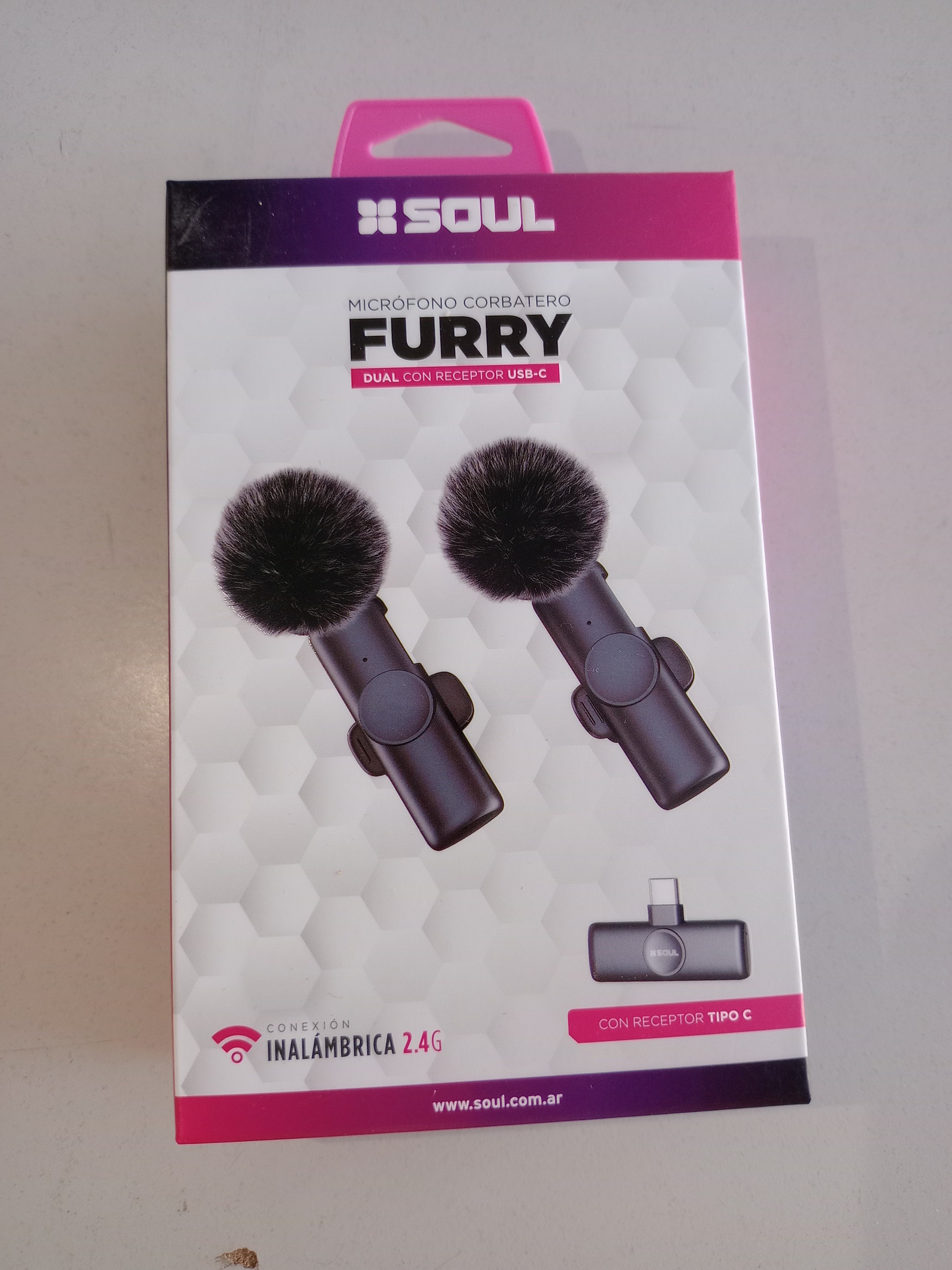 Microfono Corbatero Soul MICFCT2 2 Microfonos