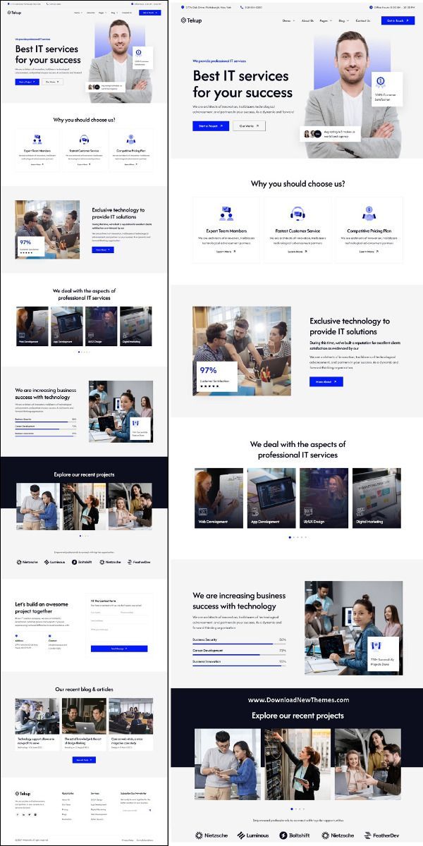 Tech Startup Landing