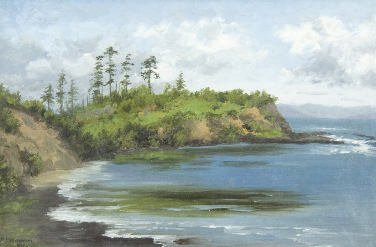 South Point of Agate Beach Port Crescent Washington 1907