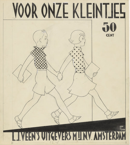 Bandontwerp voor Henriëtte Dietz ea Voor onze kleintjes 1928