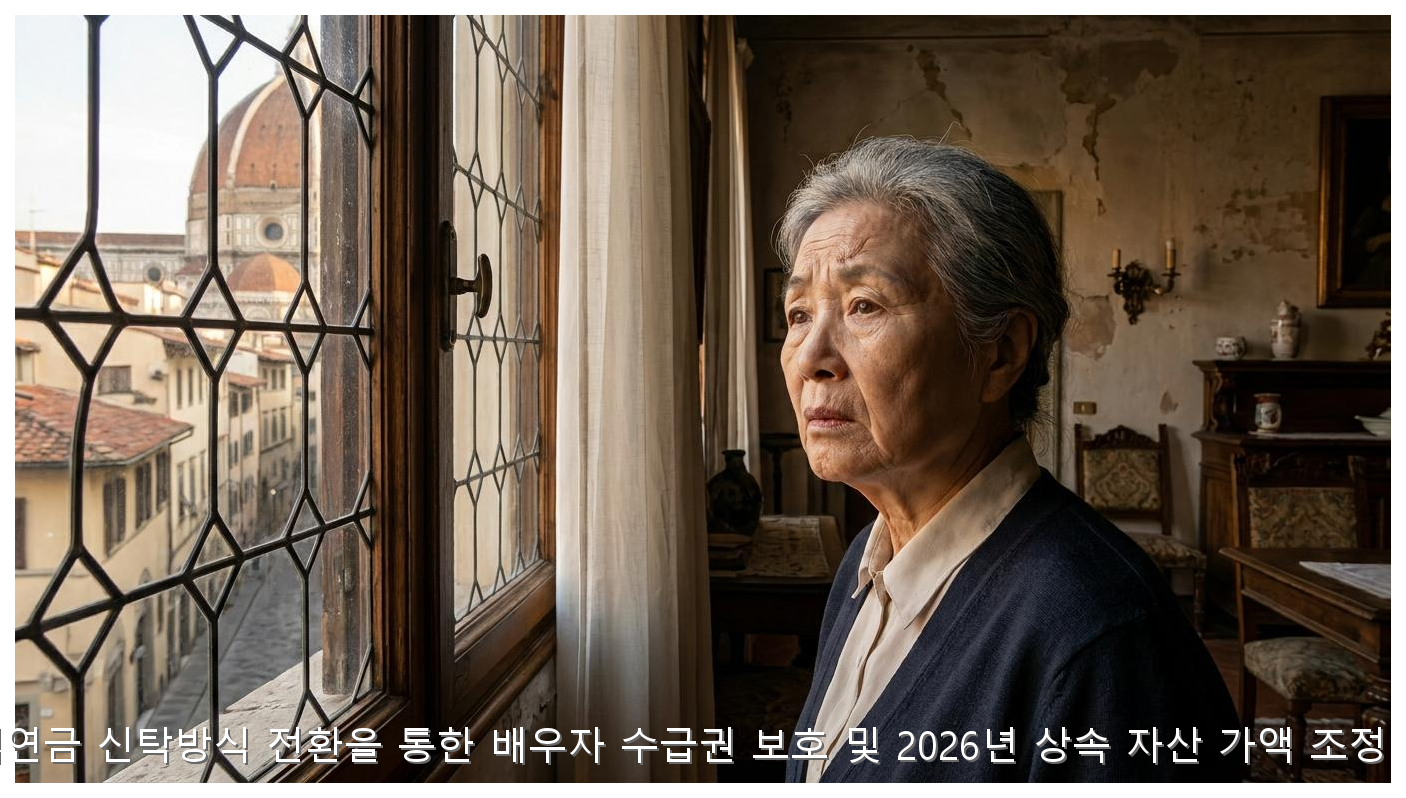 주택연금 신탁방식 전환을 통한 배우자 수급권 보호 및 2026년 상속 자산 가액 조정 전략 핵심 안내 및 분석 인포그래픽 (2)