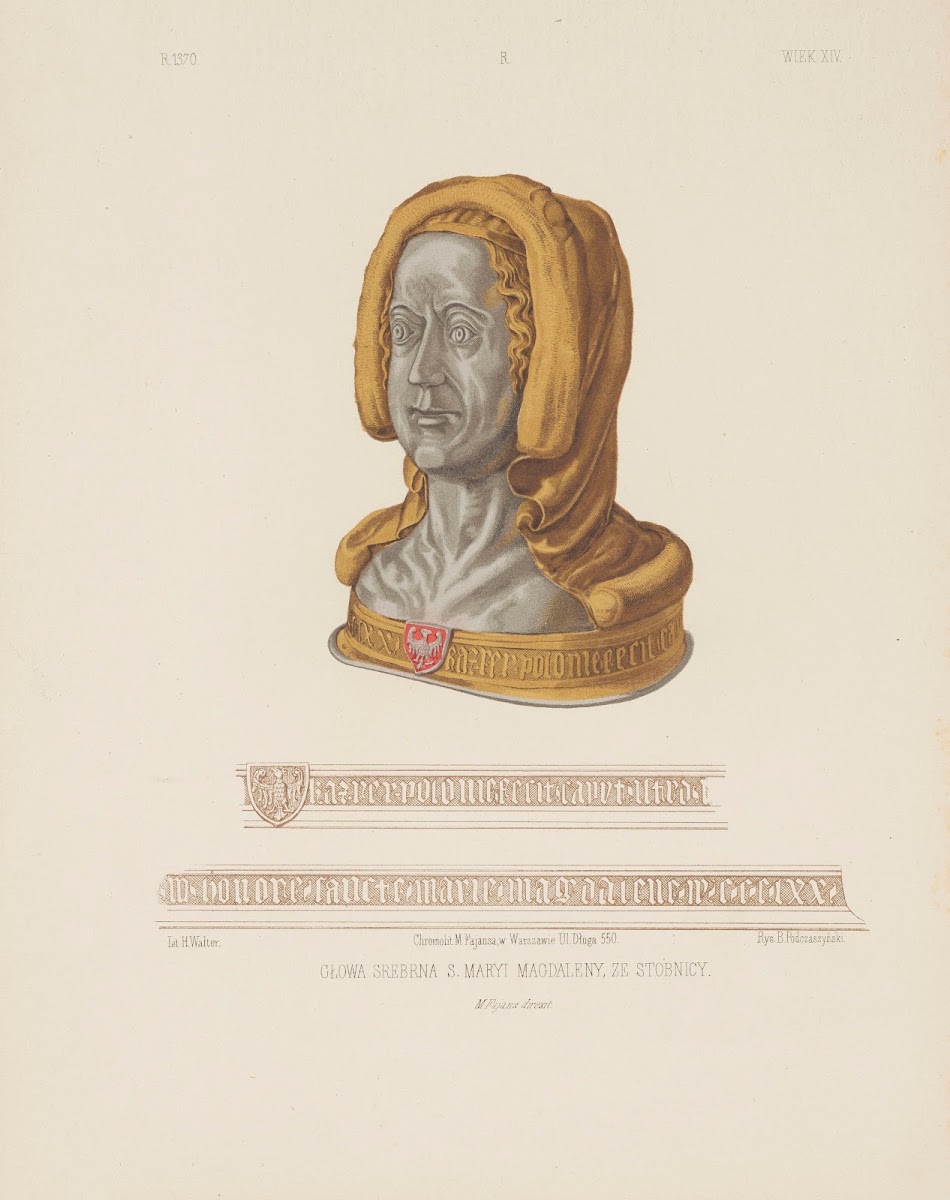 Silver Head Of St Mary Magdalene From Stobinica 1853 1855