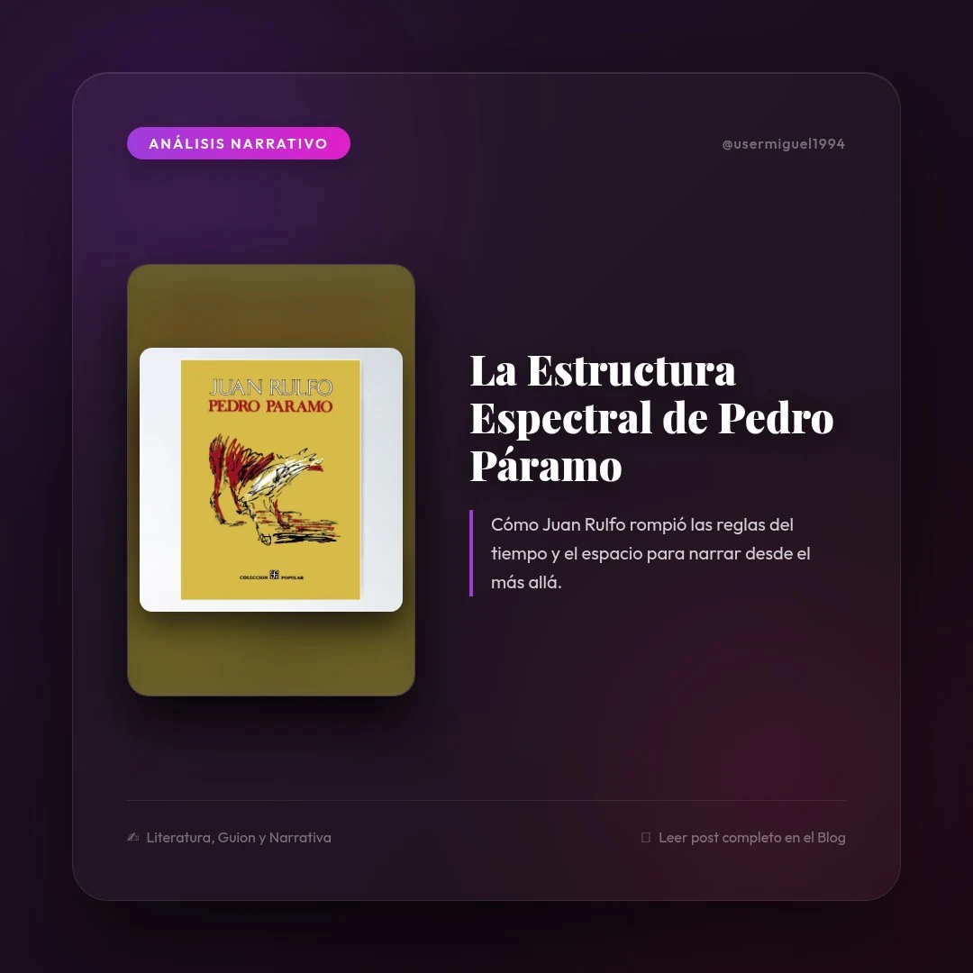El laberinto del tiempo y las voces muertas en Comala
