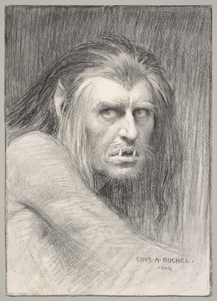 The tempest at His Majestys Theatre Herbert Beerbohm Tree as Caliban 1904