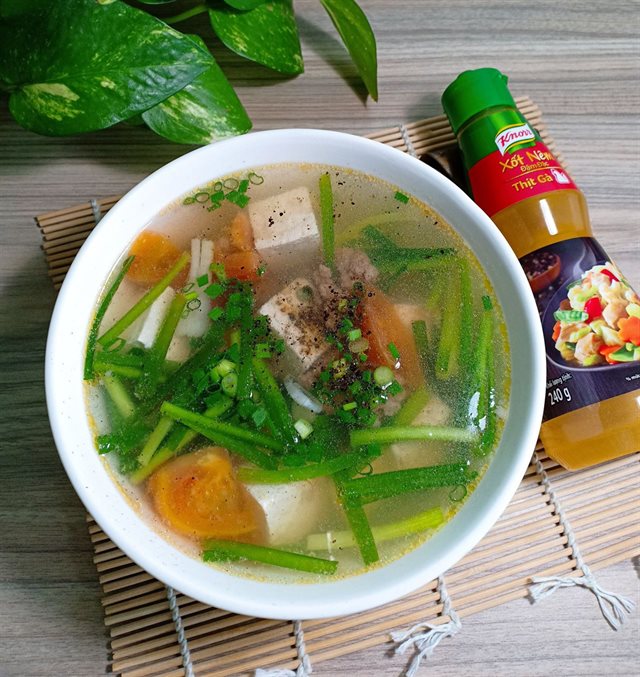 Canh Đậu Hũ Hẹ