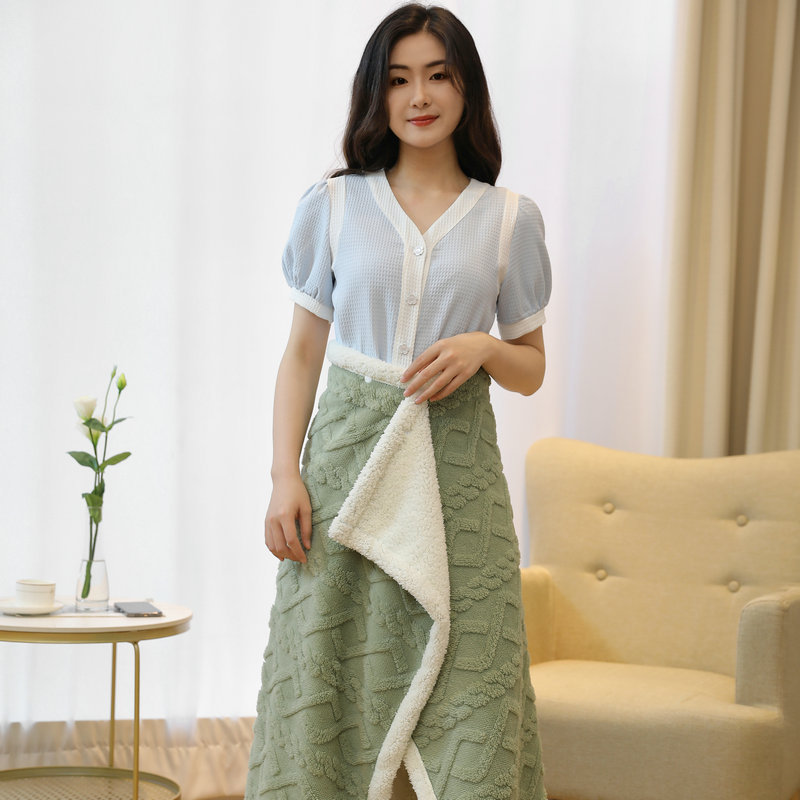 Thick taffeta wool blanket for autumn and winter