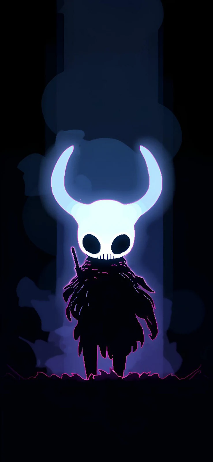 The Knight From Hollow Knight - Digital Art iPhone Wallpaper (996x2160)