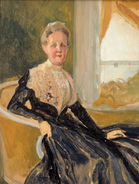 Portrait Of Countess Elisabeth Wachtmaister Compositional Sketch 1901